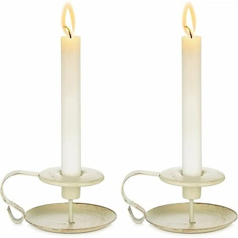 Rétro Bougeoirs En Fer Chamberstick, Bougeoir Conique Pour Tables, Chandelier Vintage Pour La Noël Halloween Fête Mariage À Manger Cadeau De Pendaison De Crémaillère-2 Pièces 3 Rétro Bougeoirs En Fer Chamberstick, Bougeoir Conique Pour Tables, Chandelier Vintage Pour La Noël Halloween Fête Mariage À Manger Cadeau De Pendaison De Crémaillère-2 Pièces