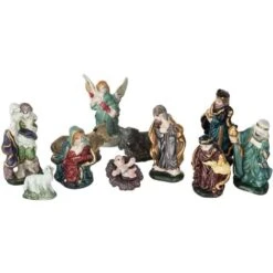 11 Santons Pour Crèche De Noël -