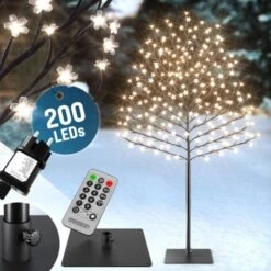 Arbre Lumineux LED Décoration Lumineuse Décoration De Noël Intérieur Extérieur IP44 M2 180 Cm - 200 LED