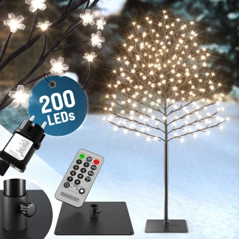 Arbre Lumineux LED Décoration Lumineuse Décoration De Noël Intérieur Extérieur IP44 M2 180 Cm - 200 LED 3 Arbre Lumineux LED Décoration Lumineuse Décoration De Noël Intérieur Extérieur IP44 M2 180 Cm - 200 LED