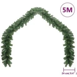 Guirlande De Noël Avec Lumières LED 5 M VidaXL 9 Guirlande De Noël Avec Lumières LED 5 M VidaXL -Lemax Decor Magasin 2747520 3