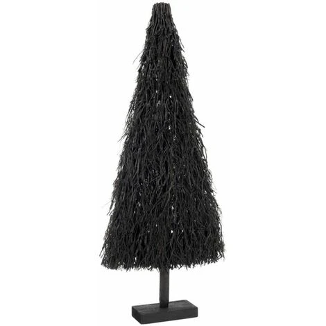 Paris Prix - Sapin De Noël En Bois Branches 150cm Noir 3 Paris Prix - Sapin De Noël En Bois Branches 150cm Noir