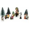 Lot De 9 Santons "Village De Noël" 7cm Multicolore -Lemax Decor Magasin 41318054 1