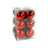 Set De 12 Boules De Noël Rouges - 4cm -Lemax Decor Magasin 42280456 1