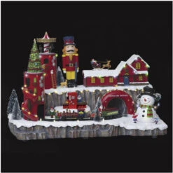 Feeric Christmas - Village De Noël Lumineux, Animé Et Musical Atelier Du Père Noël