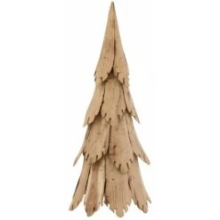 Paris Prix - Sapin De Noël En Bois Morceaux 57cm Naturel