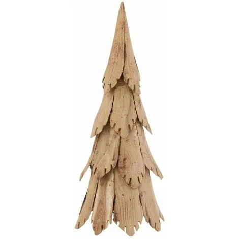 Paris Prix - Sapin De Noël En Bois Morceaux 57cm Naturel 3 Paris Prix - Sapin De Noël En Bois Morceaux 57cm Naturel