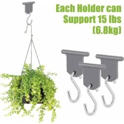 Crochet Auvent Camping Car Accessoires Auvent RV Crochet En Forme De S Facile A Installer Pour Camping Car Caravane Fournitures Intérieures Extérieures Tente De Noël 16 Pcs LO-Ron -Lemax Decor Magasin 57915785 4