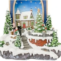 361021 Livre Arbre De Noël Lumières Sons Mouvement 19x15x21 Cm -Lemax Decor Magasin 59189151 3