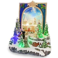 361021 Livre Arbre De Noël Lumières Sons Mouvement 19x15x21 Cm -Lemax Decor Magasin 59189151 5