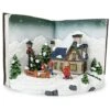 Livre Gris Village De Noël Avec Lumières Sons Mouvement 31Lx19Px21Hcm -Lemax Decor Magasin 59508554 1