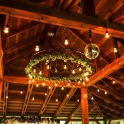 ZOLGINAH Guirlande Lumineuse Exterieur, G40 7,5M Guirlande Lumineuse LED Avec 25Ampoules & 2 De Rechange,IP44 Étanche, Décoration Intérieur Et Extérieur Pour Noël Mariage Fête Jardin Patio Terrasse -Lemax Decor Magasin 60651898 5