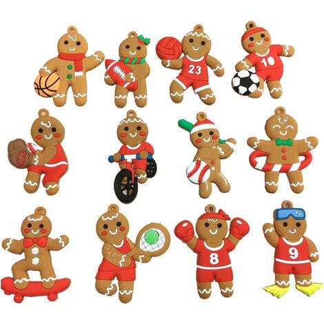 Déstockage 12 Pcs Ornements D'arbre De Noël Ornements Traditionnels D'arbre De Noël D'homme De Pain D'épice (homme En Pain D'épice C) 3 Déstockage 12 Pcs Ornements D'arbre De Noël Ornements Traditionnels D'arbre De Noël D'homme De Pain D'épice (homme En Pain D'épice C)