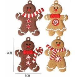 Déstockage 12 Pcs Ornements D'arbre De Noël Ornements Traditionnels D'arbre De Noël D'homme De Pain D'épice (homme En Pain D'épice C) 10 Déstockage 12 Pcs Ornements D'arbre De Noël Ornements Traditionnels D'arbre De Noël D'homme De Pain D'épice (homme En Pain D'épice C) -Lemax Decor Magasin 60689231 4