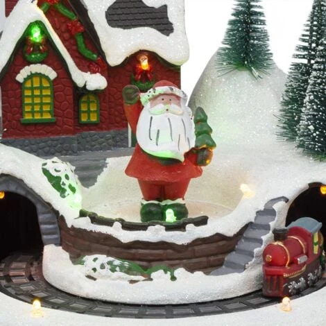 Village De Noël 361034 Carrousel De Noël Lumières Sons Mouvement 20x20x16cm 6 Village De Noël 361034 Carrousel De Noël Lumières Sons Mouvement 20x20x16cm – Image 4