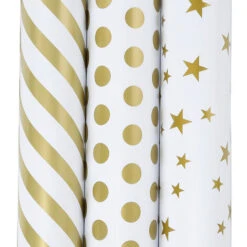 EINFEBEN Papier Cadeau 18 Rouleaux 50 X 70 Cm Rouleau Cadeau Papier De Noël Motif Bronzant Noël 18 Rouleaux Pour Toutes Occasions