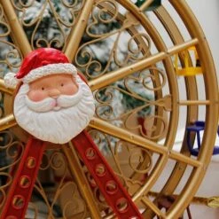 Grande Roue Village De Noël Lumineux & Musical H. 49cm - Rouge - -Lemax Decor Magasin 70148615 3