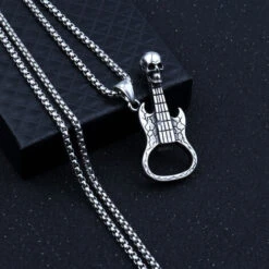 Ouvre-bière De Guitare De Crâne De Cadeau De Bière Rétro Des Hommes, Cadeau De Noël D'anniversaire Halloween 11 Ouvre-bière De Guitare De Crâne De Cadeau De Bière Rétro Des Hommes, Cadeau De Noël D'anniversaire Halloween -Lemax Decor Magasin 70950460 5