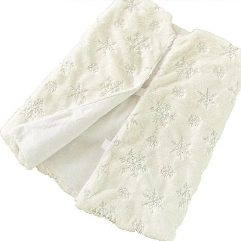 Jupe De Sapin De Noël De 36 Pouces/90 Cm, Forme Ronde, Flocons De Neige Argent à Paillettes, Pour Décoration De Sapin De Noël, Décoration De Sol, Nouvel An, Décoration De Noël 5 Jupe De Sapin De Noël De 36 Pouces/90 Cm, Forme Ronde, Flocons De Neige Argent à Paillettes, Pour Décoration De Sapin De Noël, Décoration De Sol, Nouvel An, Décoration De Noël – Image 3