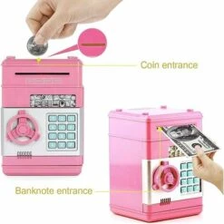 Boîte à Monnaie électronique Avec Mot De Passe, Mini Coffre-fort ATM Pour Enfants, Cadeau D'anniversaire De Noël Pour Garçons Et Filles 8 Boîte à Monnaie électronique Avec Mot De Passe, Mini Coffre-fort ATM Pour Enfants, Cadeau D'anniversaire De Noël Pour Garçons Et Filles -Lemax Decor Magasin 71167793 3