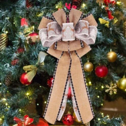 Nœuds Décoratifs De Noël, Couronne De Noël, Pour Arbre De Noël, Décoration De La Maison C -Lemax Decor Magasin 72657168 3