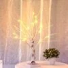 Lampe De Table En Forme De Bouleau De 45 Cm - Bouleau De Table Avec 18 LED Blanches Chaudes - À Piles - Pour La Maison, Une Fête, Un Mariage, Pâques, Noël - ST0002 -Lemax Decor Magasin 72877403 1