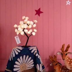 45cm Arbre Lumière De Décoration à 36 LED, Lampe De Nuit Rose Arbre De Table Pour La Décoration De La Maison, Du Mariage Et De Noël, Blanc Chaud - ST0003 -Lemax Decor Magasin 72877406 5
