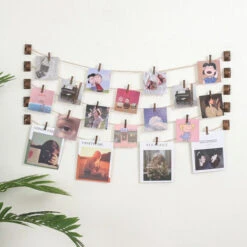 Family Cadre Photo Mural LOY Avec Corde Porte-Photos Avec 30 Petites Pinces DéCoration De La Maison Cadeau Mariage Et Anniversaire DéCoration De NoëL 9 Family Cadre Photo Mural LOY Avec Corde Porte-Photos Avec 30 Petites Pinces DéCoration De La Maison Cadeau Mariage Et Anniversaire DéCoration De NoëL -Lemax Decor Magasin 74707317 3