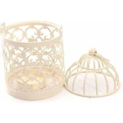 Cosanter Lanternes à Bougie En Forme De Cage à Oiseaux En Métal Creux Pour Décoration De Noël, Bougie Chauffe-plat Argentée, Pour Fête De Mariage, Halloween 9 Cosanter Lanternes à Bougie En Forme De Cage à Oiseaux En Métal Creux Pour Décoration De Noël, Bougie Chauffe-plat Argentée, Pour Fête De Mariage, Halloween -Lemax Decor Magasin 75978383 3