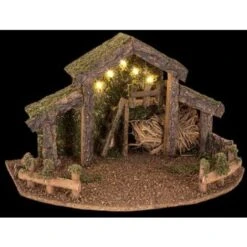 Crèche De Noël Lumineuse Vide Saint-Grégoire