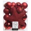 Kit De Décoration De Sapin De Noël Novae Rouge -Lemax Decor Magasin 76639507 1
