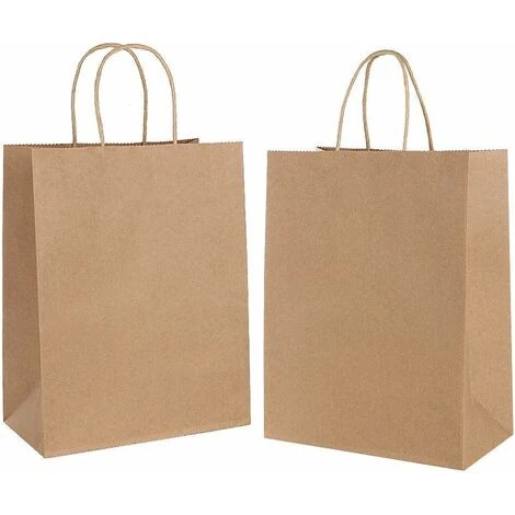 20PCS Sac Kraft Grand, Sac En Papier Kraft Avec Poignée,Sac Papier Cadeau,Sachet Papier Pour Anniversaire Mariage Noël Et Célébrations De Fête 3 20PCS Sac Kraft Grand, Sac En Papier Kraft Avec Poignée,Sac Papier Cadeau,Sachet Papier Pour Anniversaire Mariage Noël Et Célébrations De Fête