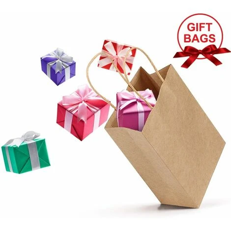 20PCS Sac Kraft Grand, Sac En Papier Kraft Avec Poignée,Sac Papier Cadeau,Sachet Papier Pour Anniversaire Mariage Noël Et Célébrations De Fête 5 20PCS Sac Kraft Grand, Sac En Papier Kraft Avec Poignée,Sac Papier Cadeau,Sachet Papier Pour Anniversaire Mariage Noël Et Célébrations De Fête – Image 3