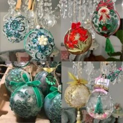 20 Pièces Boules De Noël Transparentes à Remplir 8cm, Boule De Noël En Plastique, Idéal DIY Decoration Pour Sapins De Noël -Lemax Decor Magasin 76663252 3