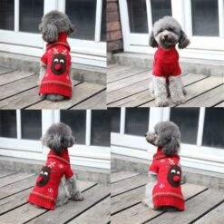 Pull-Overs Pour Chiens, Pull D'hiver Pour Chien, Pull Motif De Noël - Manteau Tricoté Pour L’hiver - Vêtement Pour Animal De Compagnie - Pull Tendance - Cadeau Pour Chien, XS 10 Pull-Overs Pour Chiens, Pull D'hiver Pour Chien, Pull Motif De Noël - Manteau Tricoté Pour L’hiver - Vêtement Pour Animal De Compagnie - Pull Tendance - Cadeau Pour Chien, XS -Lemax Decor Magasin 76663282 4