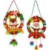 2 Pièces Feutre Noël Couronne,Couronne De Noel Avec Lumières,Suspendre Guirlande De Noël En Feutre,Bricolage Noel Enfant,Couronne De Noel DIY Kit Décoration De Fête,pour Murales Fenêtre Porte 1 2 Pièces Feutre Noël Couronne,Couronne De Noel Avec Lumières,Suspendre Guirlande De Noël En Feutre,Bricolage Noel Enfant,Couronne De Noel DIY Kit Décoration De Fête,pour Murales Fenêtre Porte -Lemax Decor Magasin 76663612 1