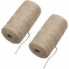 200m Corde De Chanvre Ficelle De Jute Corde De Jute Naturel 3 Plis Pour Fleuriste, Bricolage Artisanat, Emballage Cadeau, Jardin Et Jour De Thanksgiving, Décoration De Noël-READCLY 1 200m Corde De Chanvre Ficelle De Jute Corde De Jute Naturel 3 Plis Pour Fleuriste, Bricolage Artisanat, Emballage Cadeau, Jardin Et Jour De Thanksgiving, Décoration De Noël-READCLY -Lemax Decor Magasin 78423646 1
