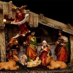 Crèche De Noël Lumineuse 11 Santons 3 LED -Lemax Decor Magasin 80595154 3