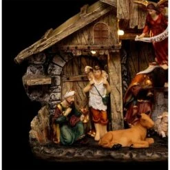 Crèche De Noël Lumineuse 11 Santons 3 LED -Lemax Decor Magasin 80595154 4
