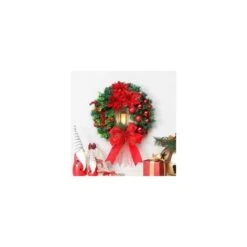 Couronne De Noël Nouvel Ornement De Noël Pendentif Porte Suspendue Guirlande De Noël Ornement Avec Lumières 11 Couronne De Noël Nouvel Ornement De Noël Pendentif Porte Suspendue Guirlande De Noël Ornement Avec Lumières -Lemax Decor Magasin 81065900 5