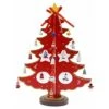 Mini Sapin De Noël En Bois Avec Suspension Pour Décoration En Bois D'Arbre De Noël Décoration Pour Le Bureau Mini Ornements Diy Sapin De Noël 3D Mini Ornements Rouge -Lemax Decor Magasin 83865342 1