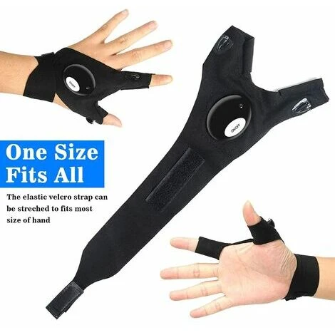 LOST Gants De Lampe De Poche LED, Cadeaux Pour Homme, Lui, Papa, Petit Ami, Gadget Cool, Lumières Mains Libres Pour Camping, Pêche, Réparation, Fête Des Pères, Noël, Anniversaire, Noir, 1 Paire 7 LOST Gants De Lampe De Poche LED, Cadeaux Pour Homme, Lui, Papa, Petit Ami, Gadget Cool, Lumières Mains Libres Pour Camping, Pêche, Réparation, Fête Des Pères, Noël, Anniversaire, Noir, 1 Paire – Image 5