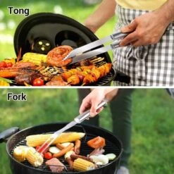 Jeu D'accessoires Pour Barbecue,6 Pièces,avec Sac Portable 2 En 1 Et Tablier De Rangement, Set D'ustensiles De Grille De 18 Pouces, Le Pour La Fête Des Pères, L'anniversaire, Noël 11 Jeu D'accessoires Pour Barbecue,6 Pièces,avec Sac Portable 2 En 1 Et Tablier De Rangement, Set D'ustensiles De Grille De 18 Pouces, Le Pour La Fête Des Pères, L'anniversaire, Noël -Lemax Decor Magasin 86602183 5