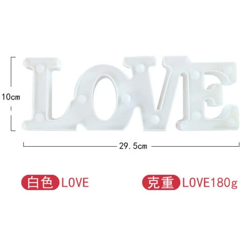 Veilleuse Lovely LED Lampe De Chevet Blanc Chaud Lumière De Nuit Pour Ambiance Soirée Cadeau Anniversaire Cadeaux De Noël (LOVE) 7 Veilleuse Lovely LED Lampe De Chevet Blanc Chaud Lumière De Nuit Pour Ambiance Soirée Cadeau Anniversaire Cadeaux De Noël (LOVE) – Image 5