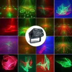 Boule Disco Avec Télécommande Sans Fil Et Câble USB - Lampe De Fête LED à Commande Vocale - Rotative à 360 ° - Pour Halloween, Noël, Club, Fête, Vacances (R90) -Lemax Decor Magasin 88952661 3