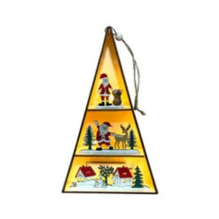 Sapin De Noël Suspendu Avec Lumière