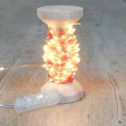 Guirlande Led Cuivre 20M - Bobine 20M Guirlande Lumineuse Led - Guirlande Leds Pour Deco Chambre, Déco De Noël, Ambiance Poétique Et Romantique - Cuivre Zhuoxuan -Lemax Decor Magasin 92294550 3