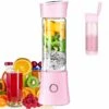 Portable Mixeur Juice Blender, Milk-Shake, Jus De Fruits Et Légumes,Mixer,480ml, Sans BPA,Mini USB Blender Des Smoothies,100W,Noël Cadeau Pour La Famille(rose) 1 Portable Mixeur Juice Blender, Milk-Shake, Jus De Fruits Et Légumes,Mixer,480ml, Sans BPA,Mini USB Blender Des Smoothies,100W,Noël Cadeau Pour La Famille(rose) -Lemax Decor Magasin 94080361 1