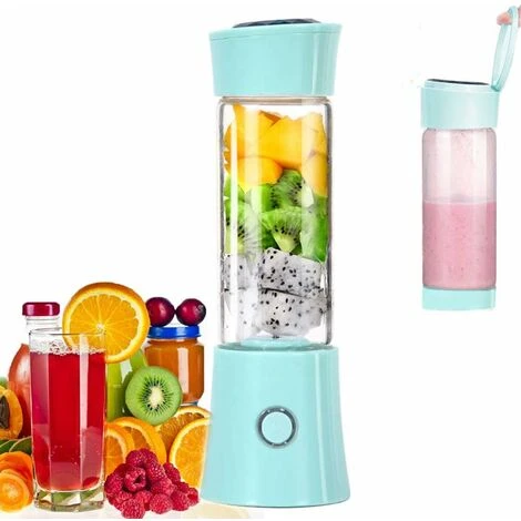 Portable Mixeur Juice Blender, Milk-Shake, Jus De Fruits Et Légumes,Mixer,480ml, Sans BPA,Mini USB Blender Des Smoothies,100W,pour Sport Et Voyage Maison,Noël Cadeaux Femme Homme 3 Portable Mixeur Juice Blender, Milk-Shake, Jus De Fruits Et Légumes,Mixer,480ml, Sans BPA,Mini USB Blender Des Smoothies,100W,pour Sport Et Voyage Maison,Noël Cadeaux Femme Homme