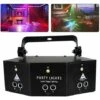 Télécommande 9-EYE RGB DMX Scan Projecteur Laser Lampe LED Strobe Stage DJ Party Lights Light-Wireless Party Lights Mariage Noël -Lemax Decor Magasin 96931693 1